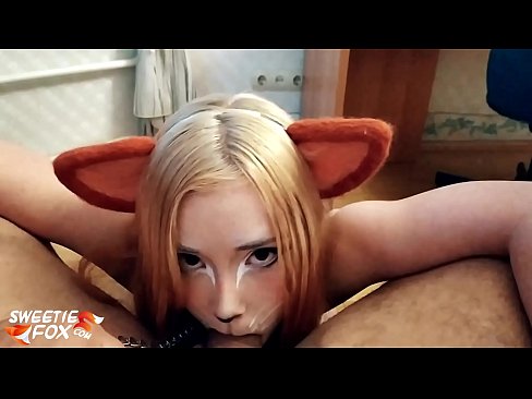 ❤️ Kitsune schluckt Schwanz und Sperma in ihrem Mund ☑ Homemade porn bei uns de.sex78.ru ☑